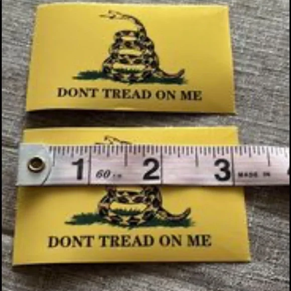 3/$10 NEW set 2 stickers don’t tread on me - Picture 4 of 4